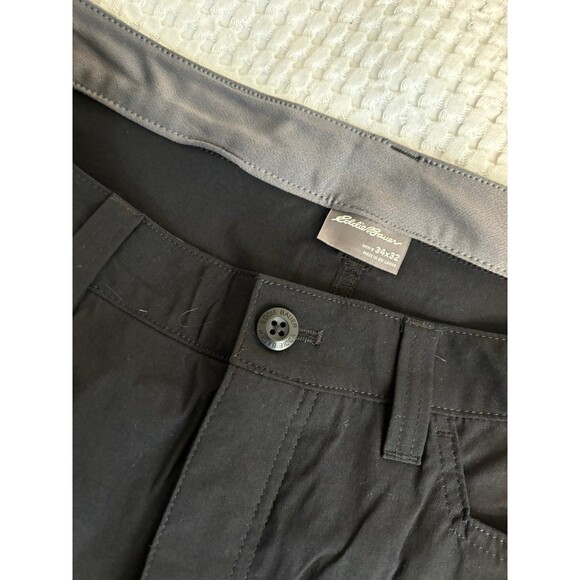 Men’s Eddie Bauer pants 34 x 32 black zip off to shorts - Picture 8 of 10
